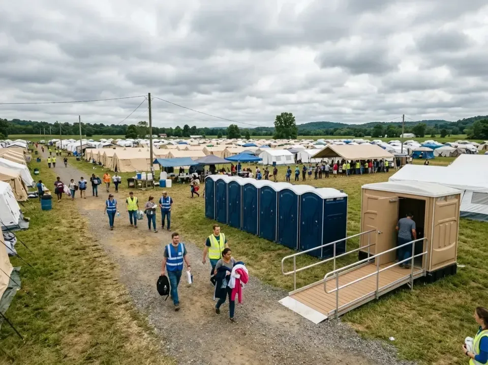 disaster-relief-camp-restrooms-010 — frequently asked questions, Dumpster & Portable Bathrooms Rental in Covington, TN
